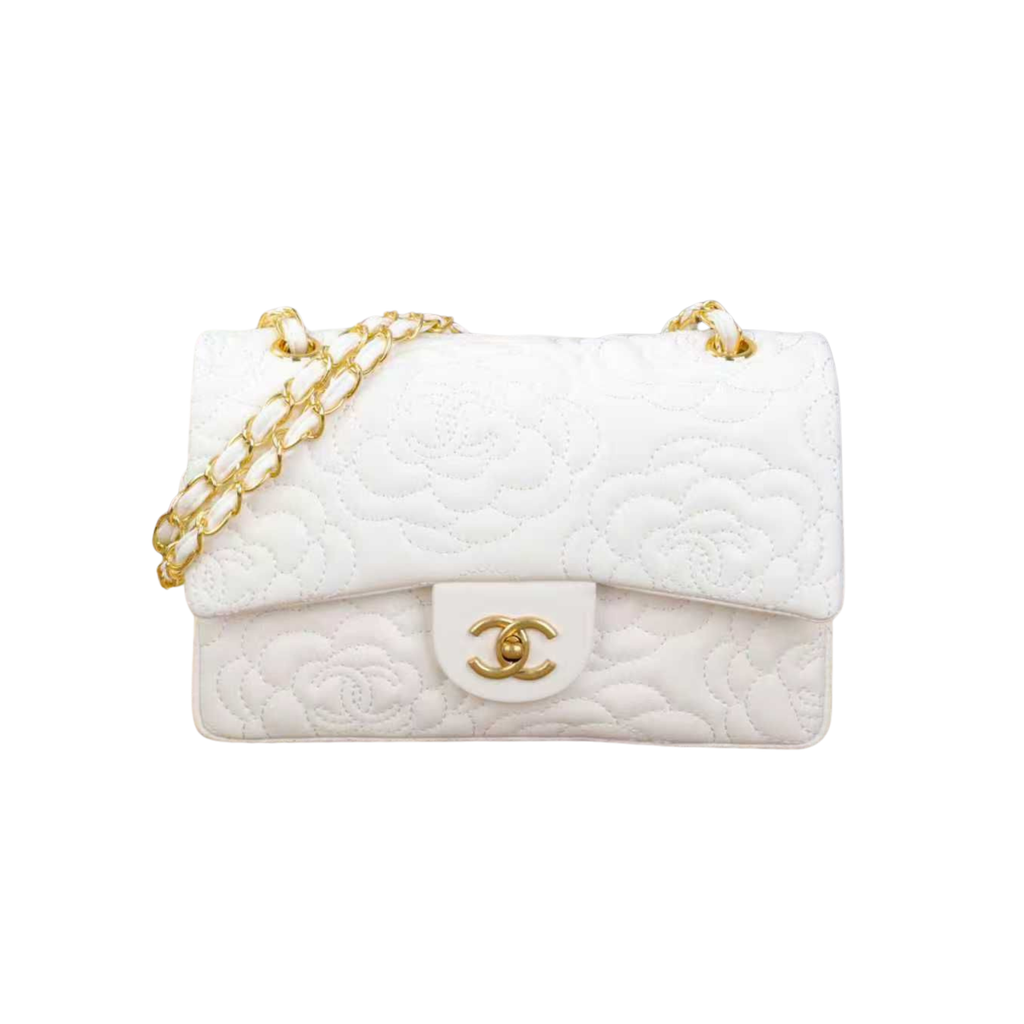 Chanel Bag | Camellia Flap White