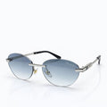 PRADA Glasses | Minimalist Gold Frame Sunglasses