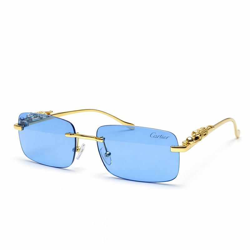 Cartier | Retro Round Frame Sunglasses
