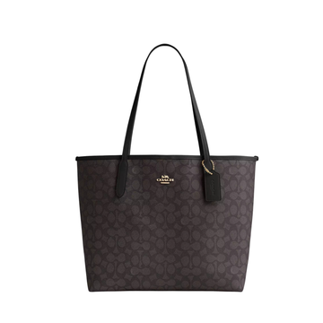 Coach Bag | City Zip Tote Signature Canvas
