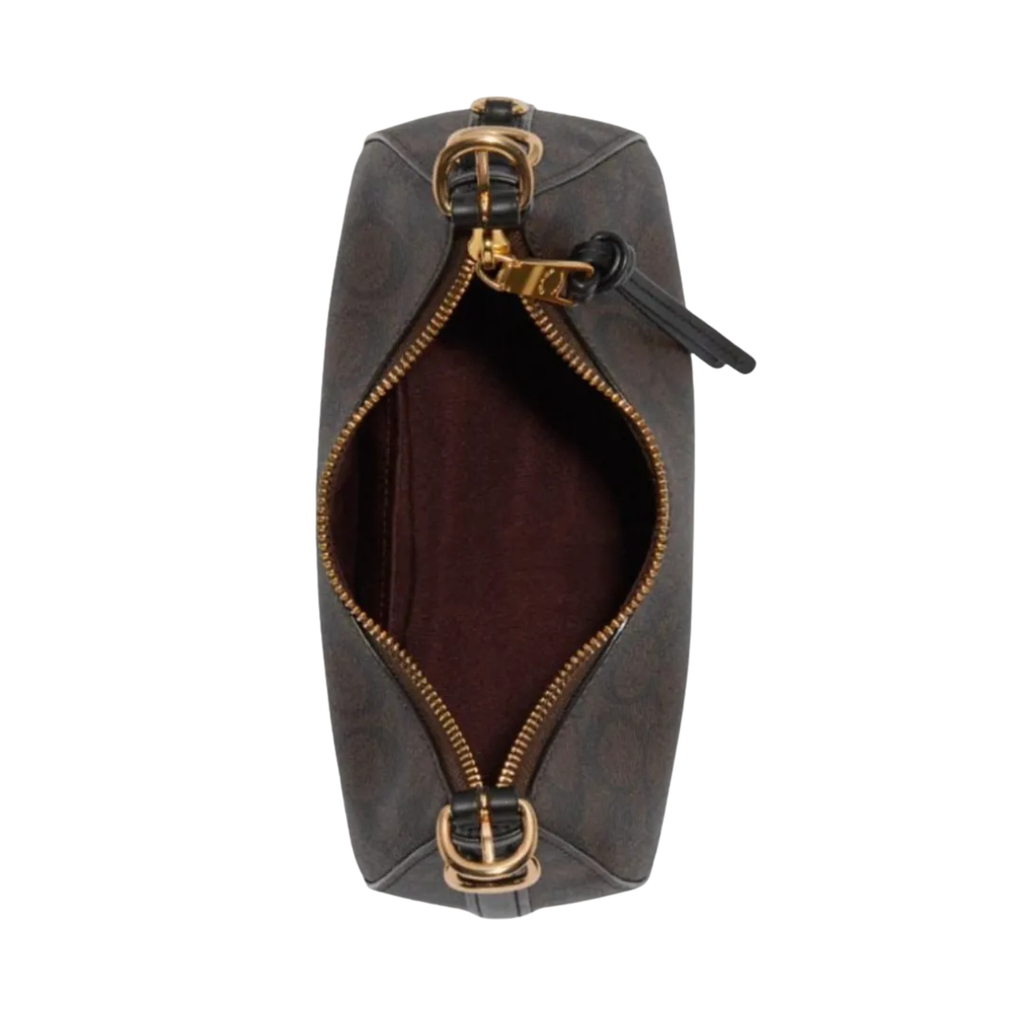 Coach Bag | Kleo Hobo Signature Canvas Chestnut Beige