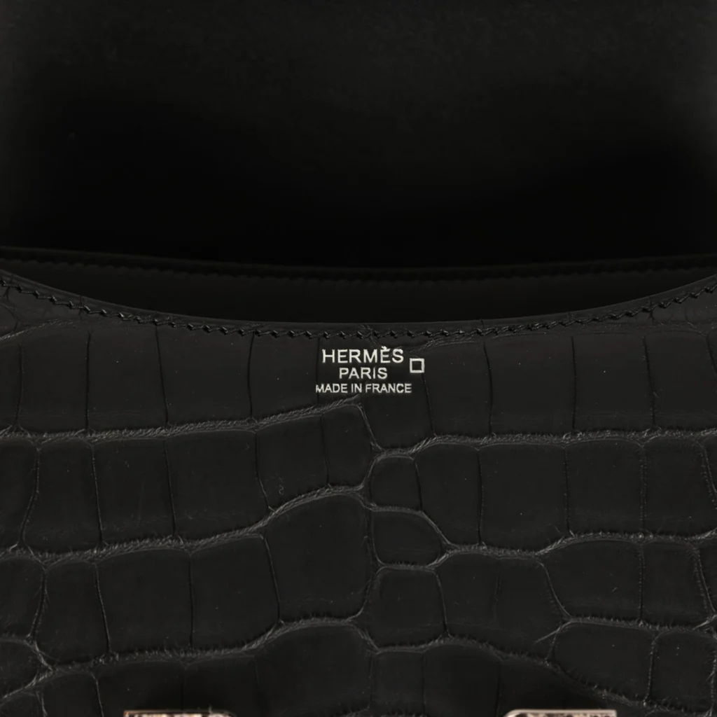 Hermès Bag | Constance 18 Matte Alligator Noir
