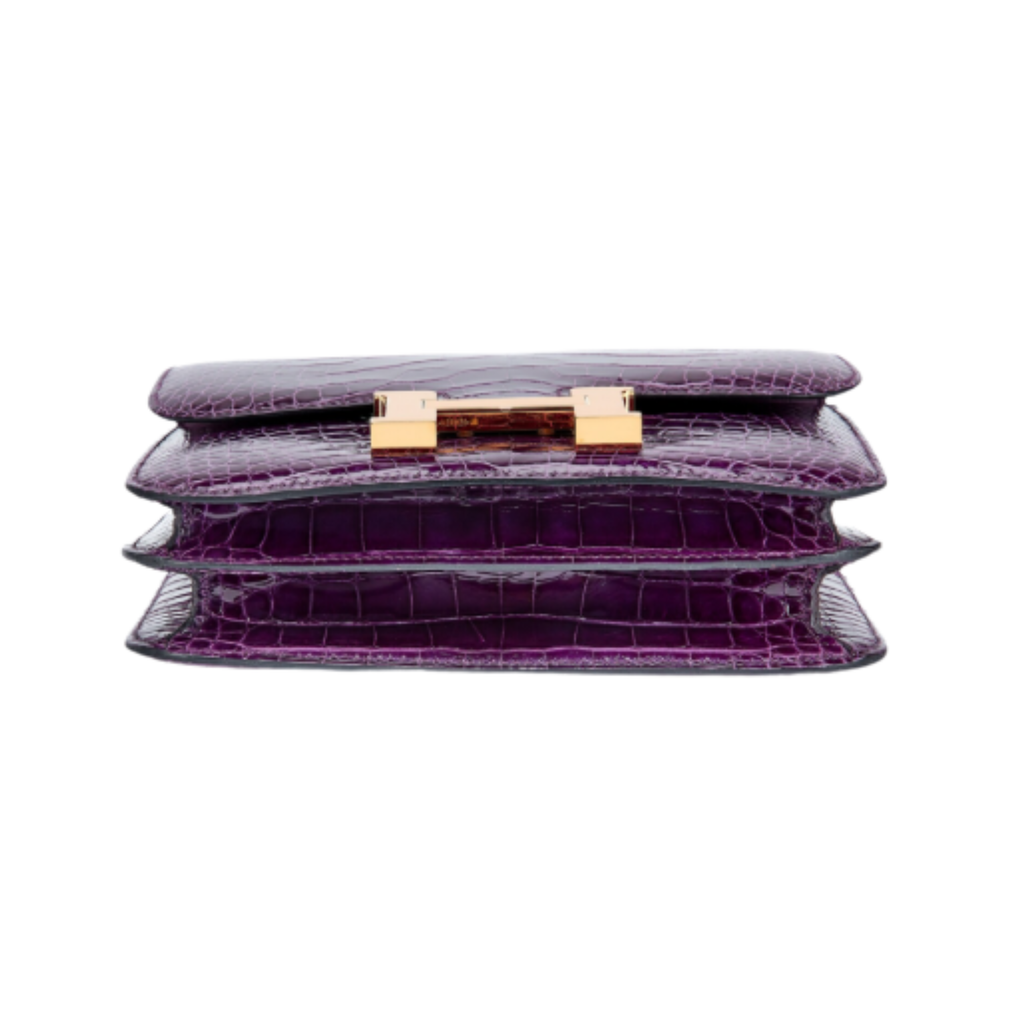 Hermès Bag | Constance 18 Purple Alligator
