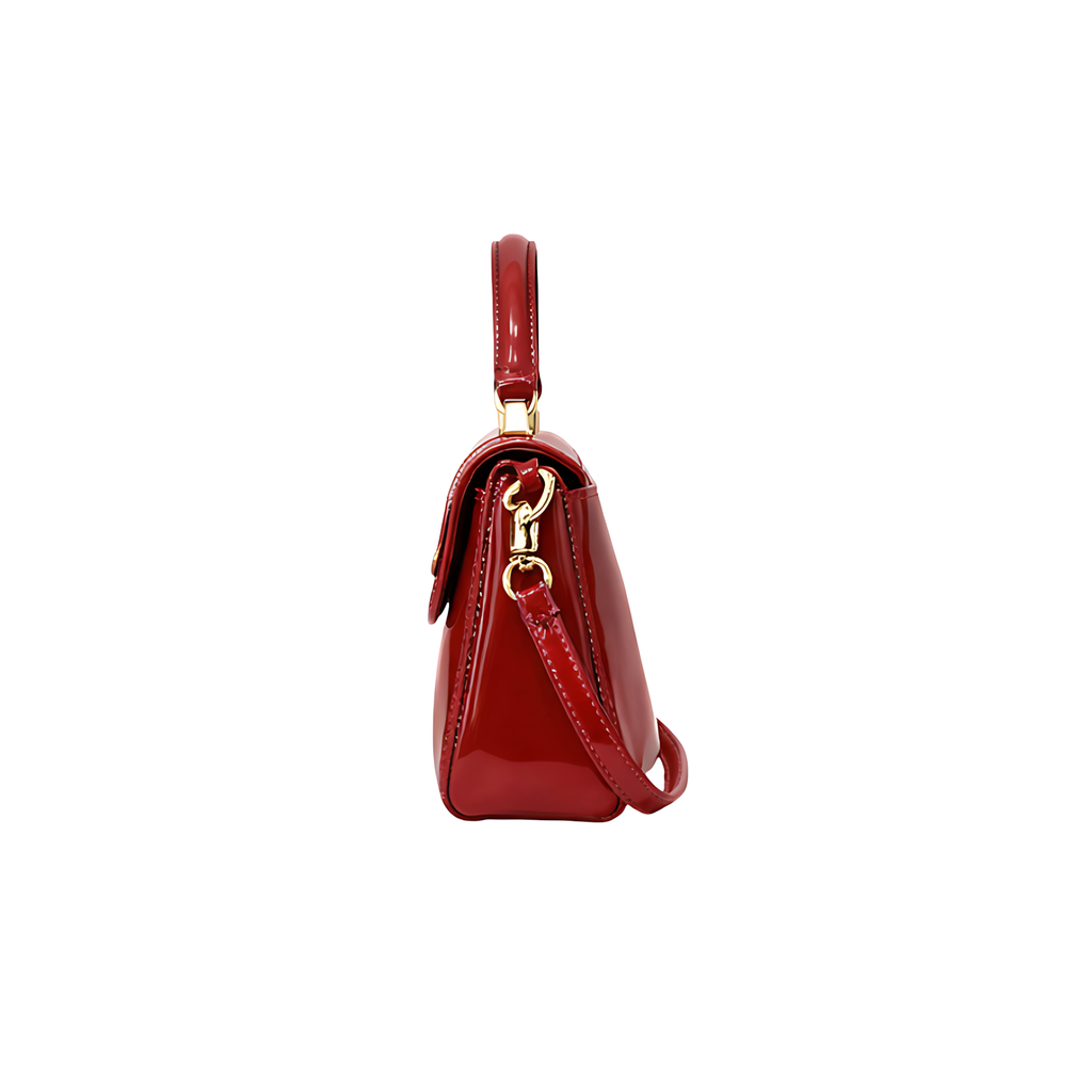 D&G Bag | Shoulder Nappa Red Shiny Leather