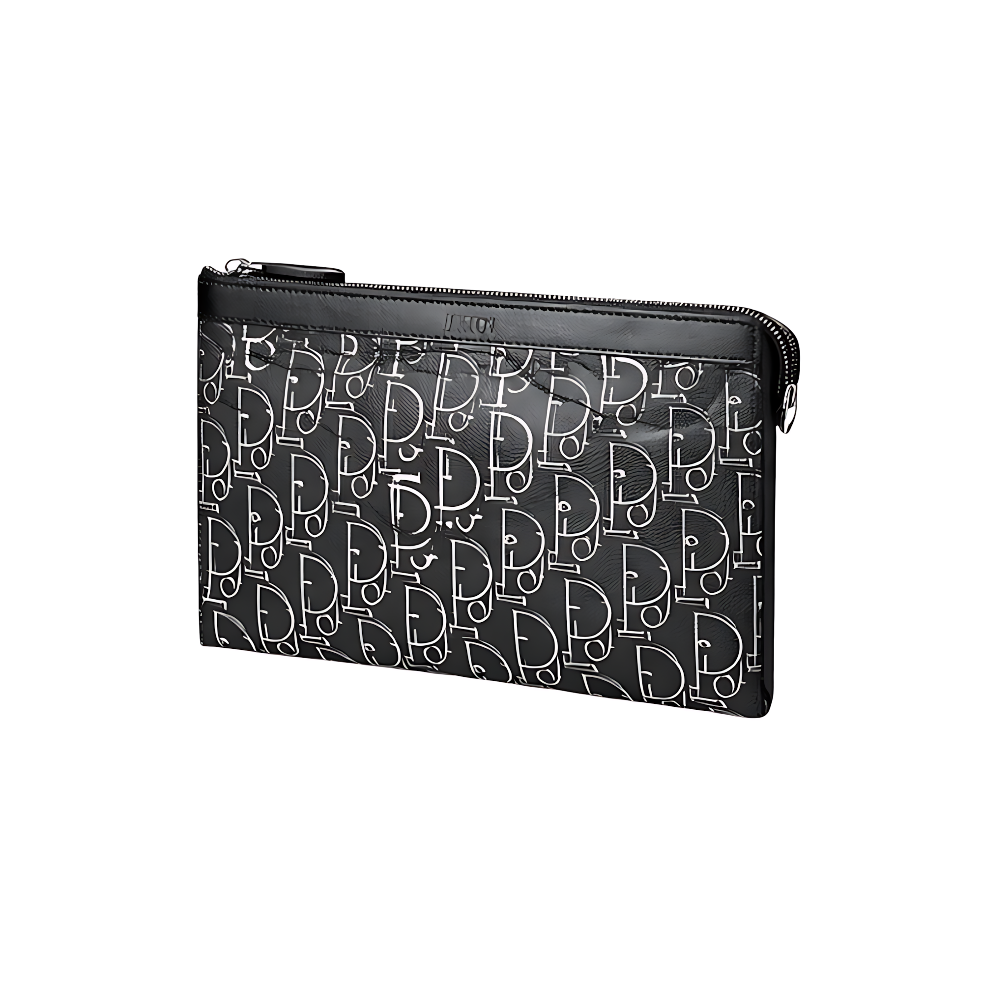Dior Pouch | A5 Black Oblique Jacquard