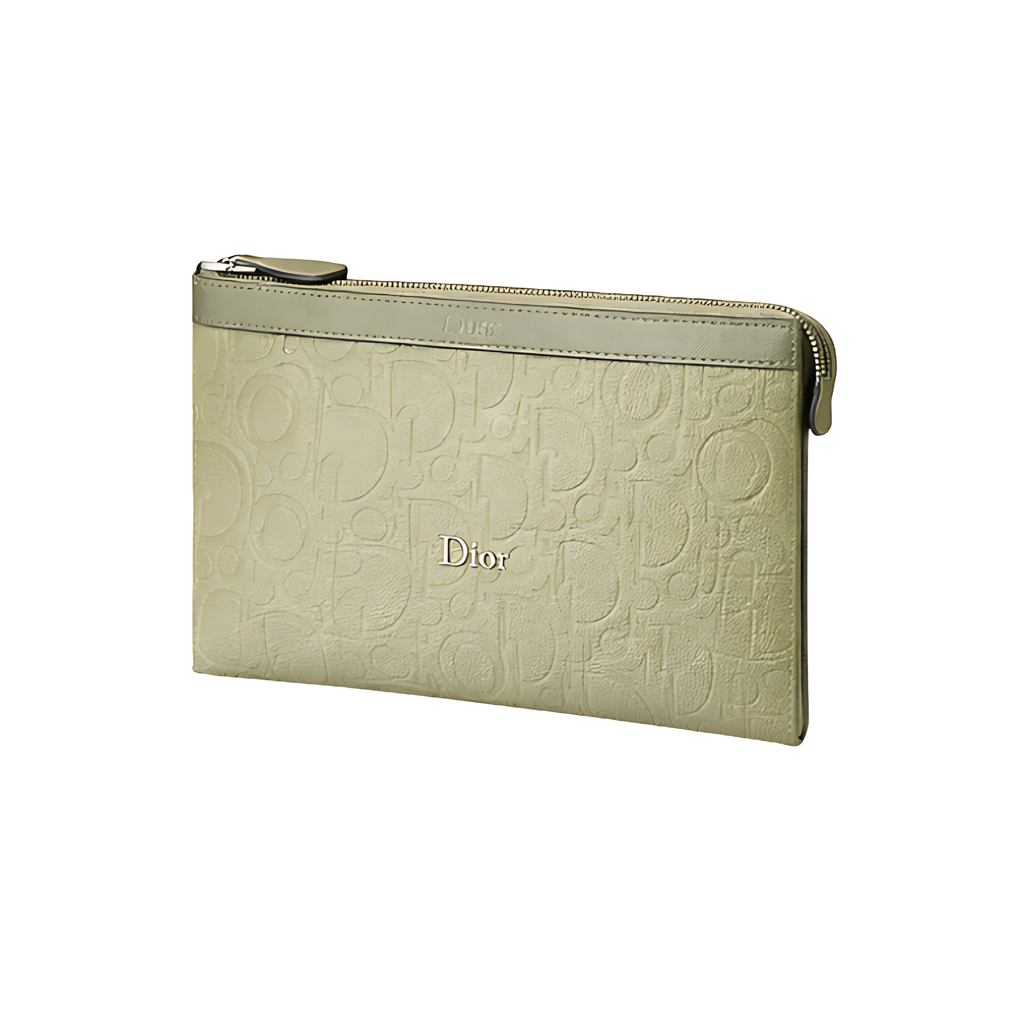 Dior Pouch | A5 Triangle Khaki Gravity Leather