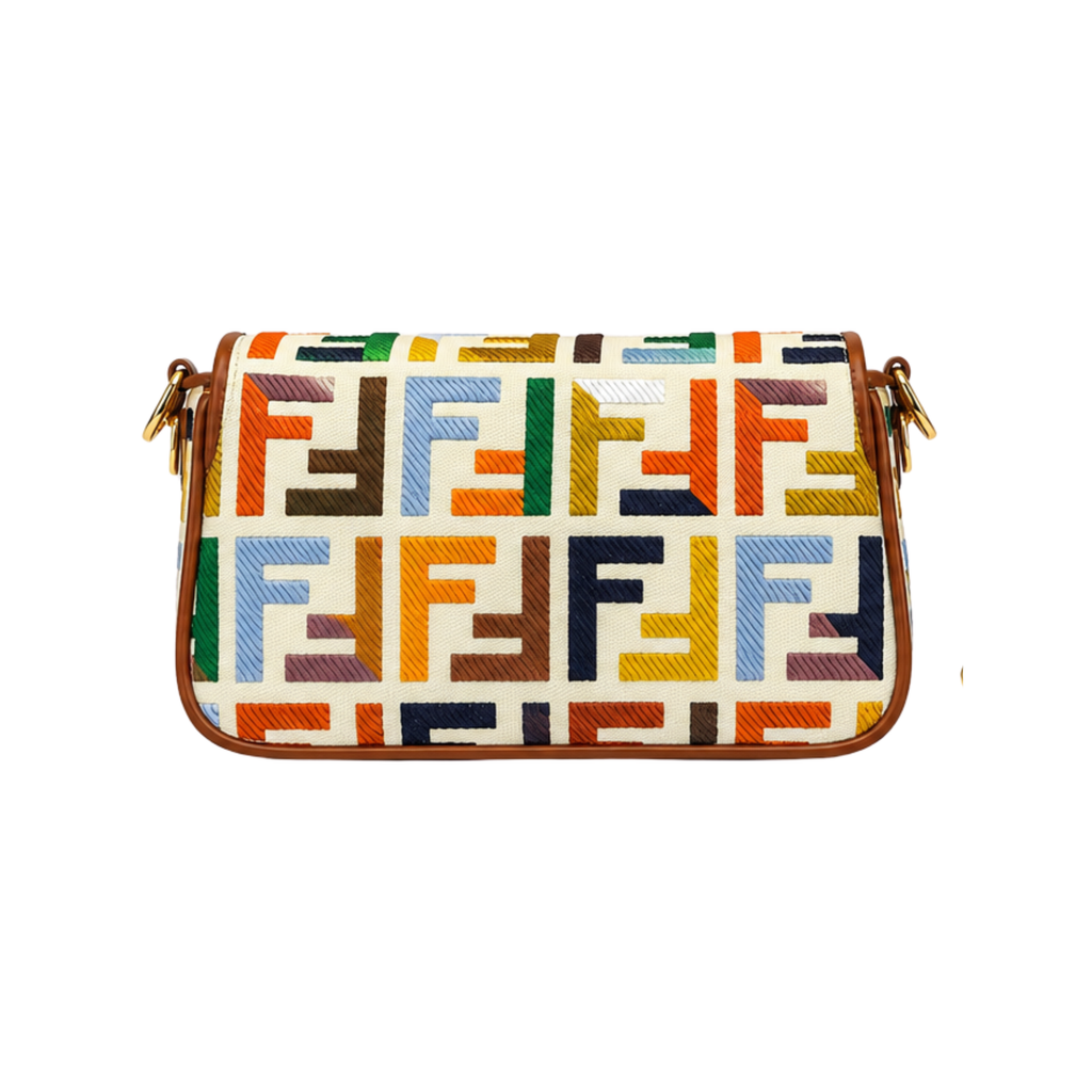 Fendi Bag | Multicolor Canvas Baguette Bag