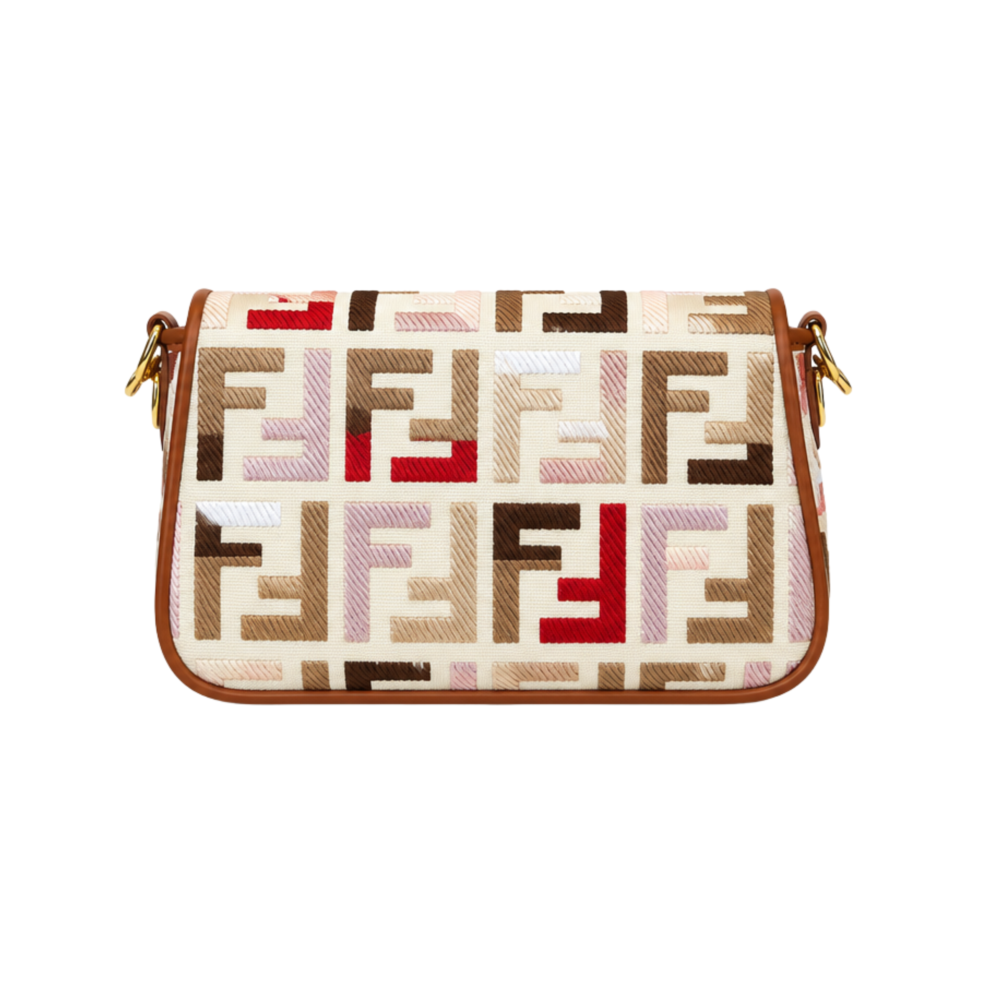 Fendi Bag | Multicolor Canvas FF Motif Baguette Bag