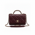 Chanel Bag | Mini Top Handle Shoulder Bag Leather