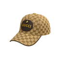 Gucci Cap | GG Logo Gold Cap Brown
