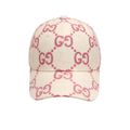 Gucci Cap | Jumbo Cap White Pink