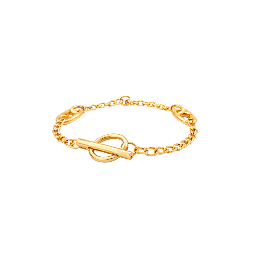 Hermès Jewelry | Chaine Ancre Farandole Bracelet Gold Plain