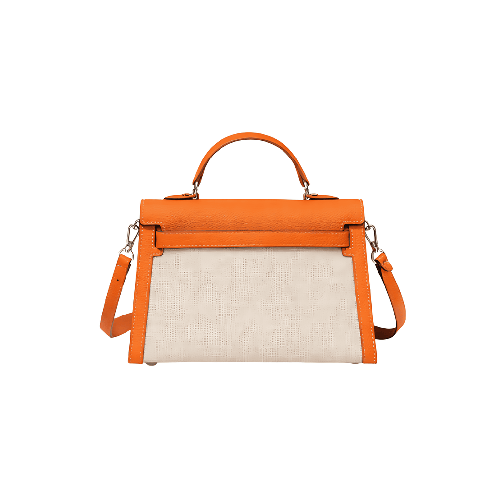 Hermès Bag | Kelly II Sellier 28 Toile H Étoupe Orange