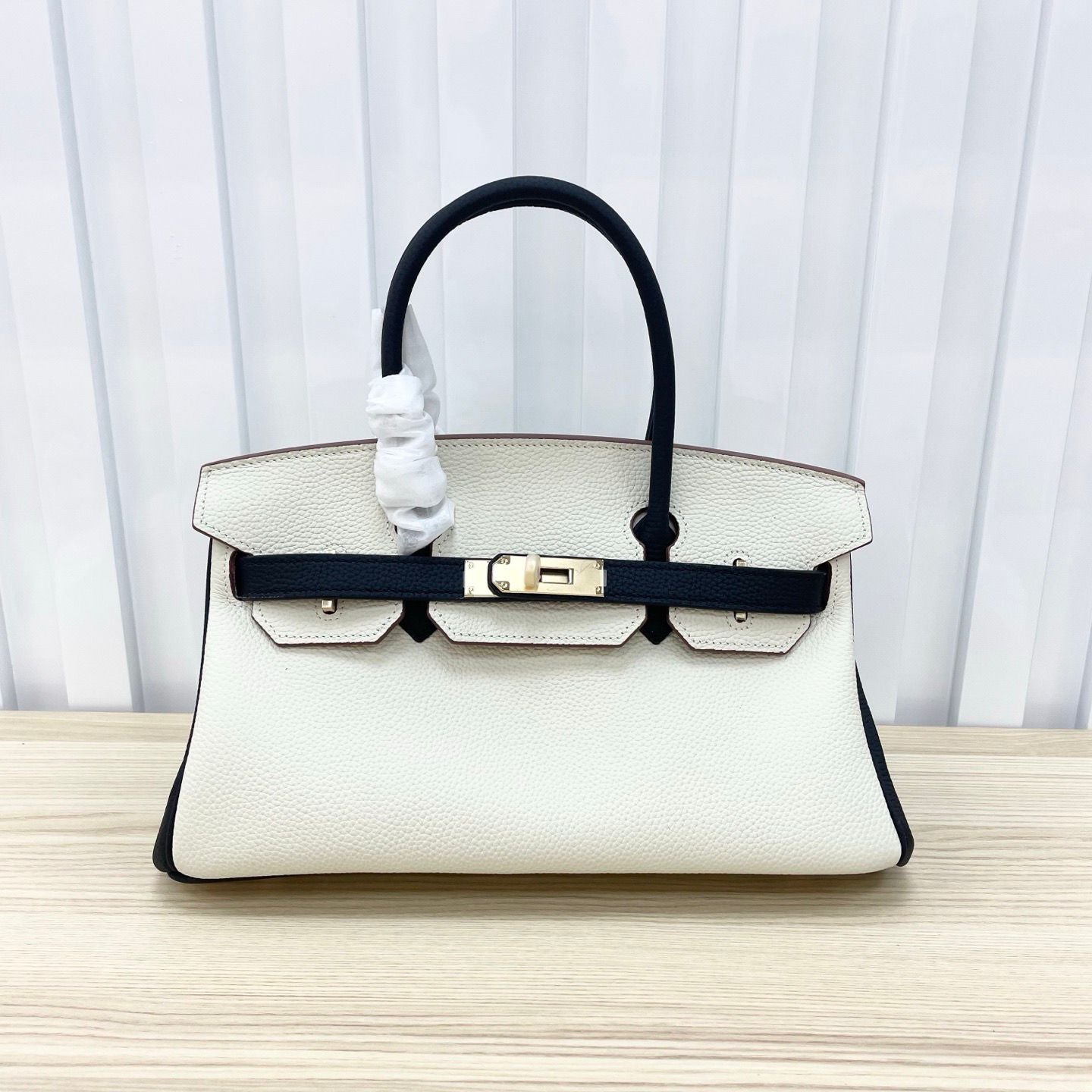 Hermès Bag | Birkin White Black Touch