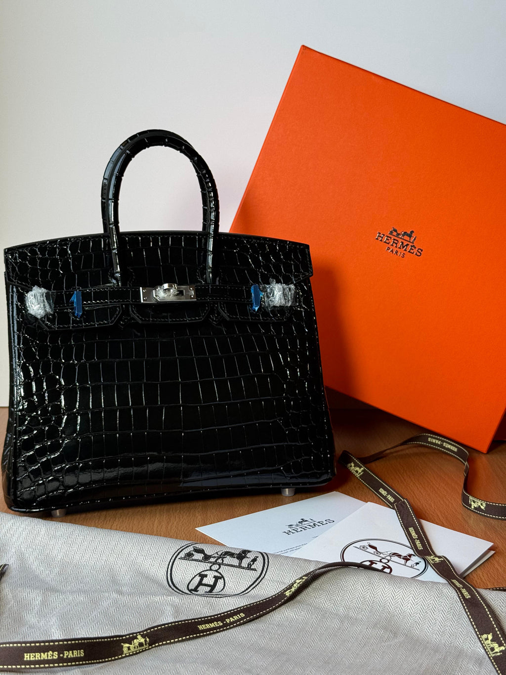 Hermès Bag | Birkin 35 Crocodile Silver lock