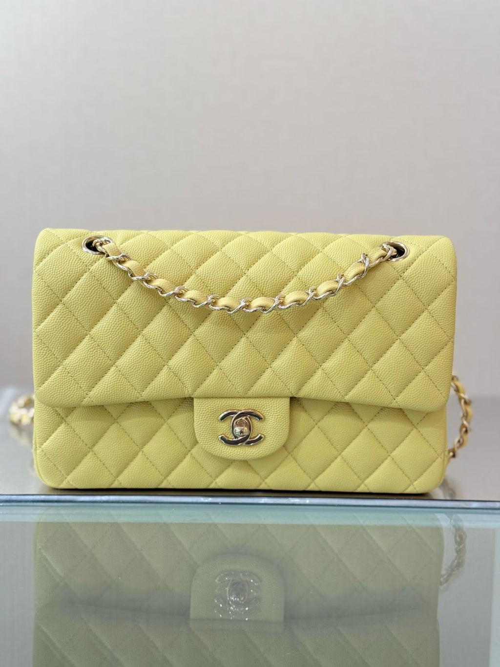 Chanel Bag | Classic Double Flap 20S Yellow