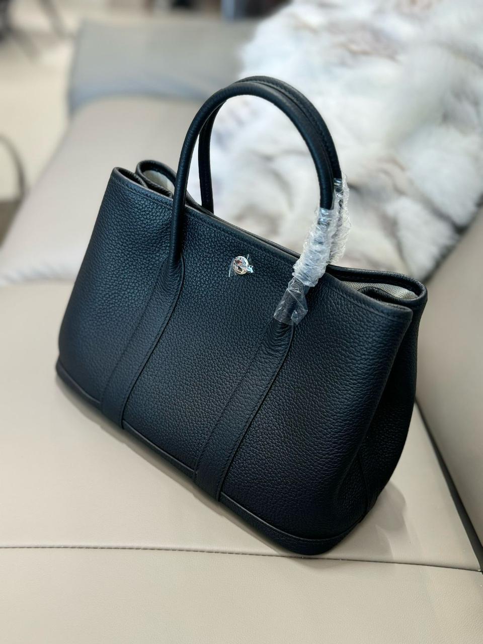 Hermès Bag | Garden Party 30 Noir Negonda