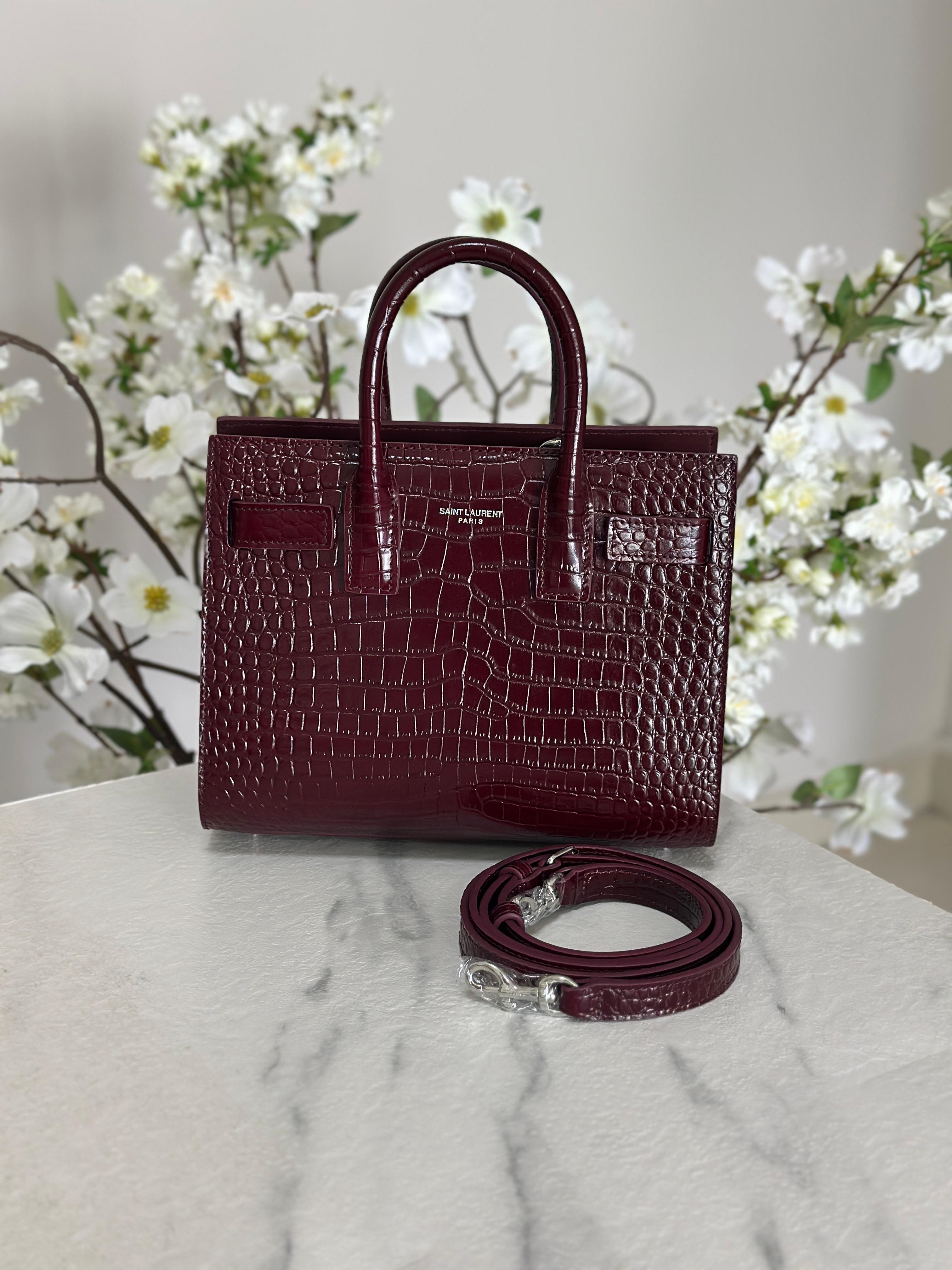 YSL Bag | Sac de Jour Burgundy