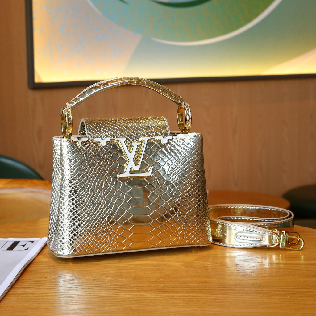 Louis Vuitton Bag | Ćapucines Taurillon Silver