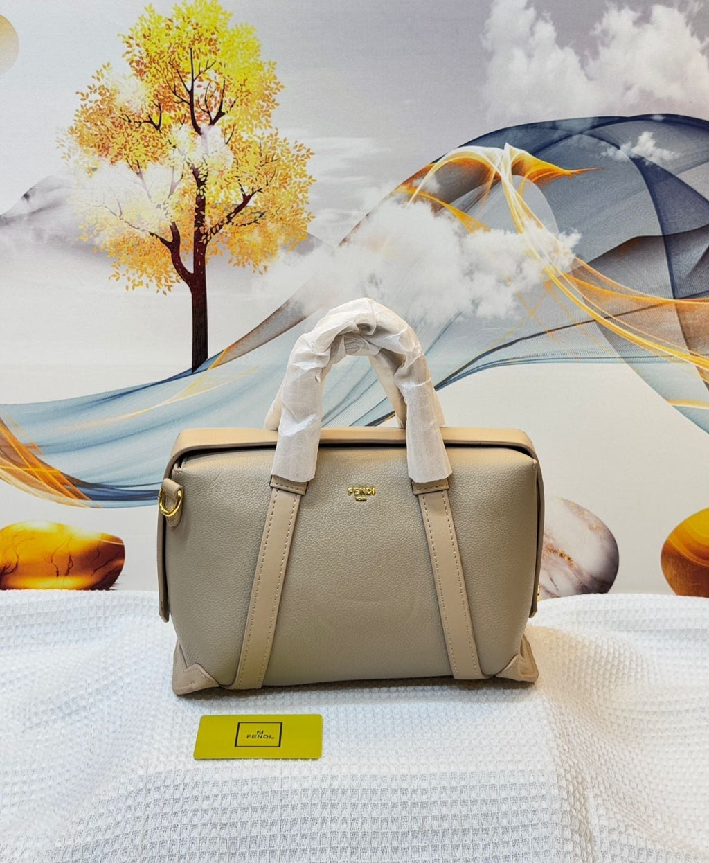 Fendi Bag | Boston 365 Medium Milk Tea Beige