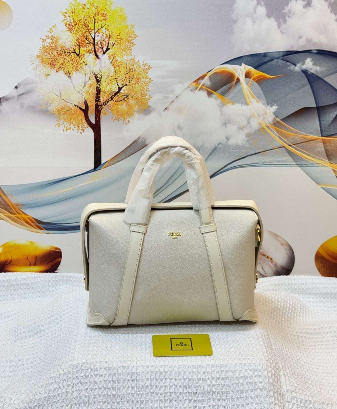 Fendi Bag | Boston 365 Medium Ice White