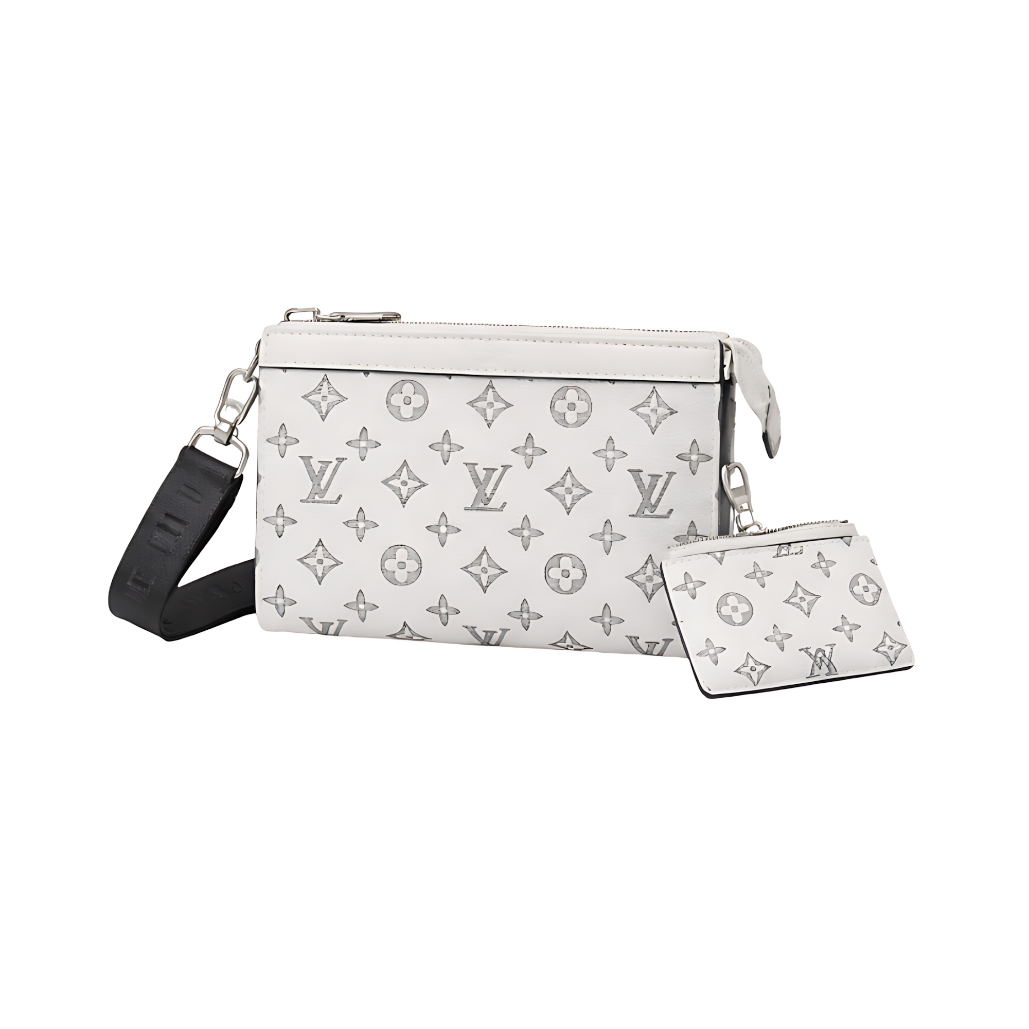 Louis Vuitton Pouch | Lv Logo White