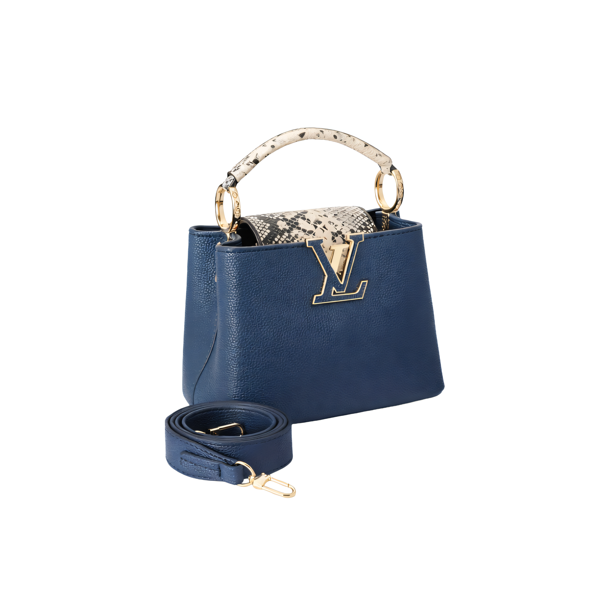 Louis Vuitton Bag | Ćapucines Taurillon Navy Blue
