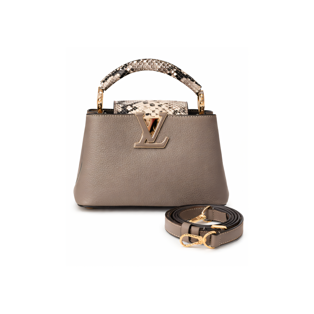 Louis Vuitton Bag | Ćapucines Gray Python