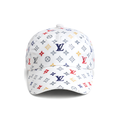 Louis Vuitton Cap | Lv Multi Blue Monogram White