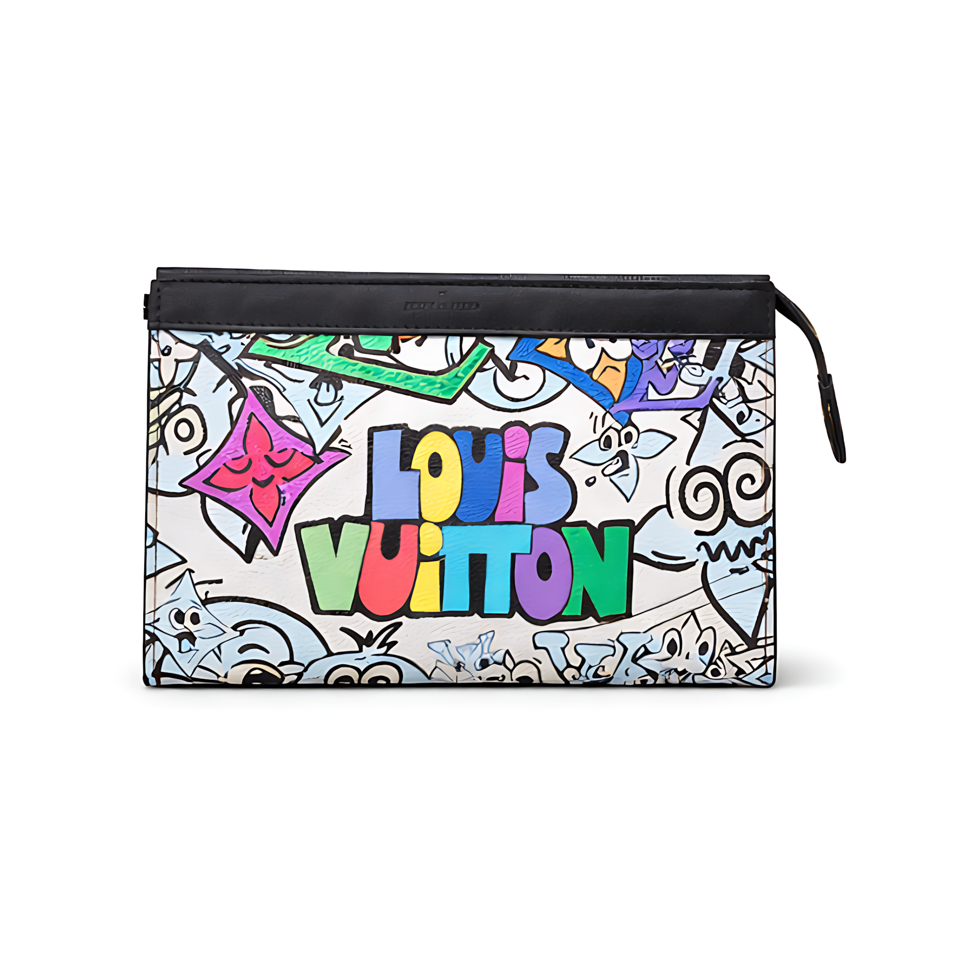 Louis Vuitton Pouch | Graffiti White Multi Color