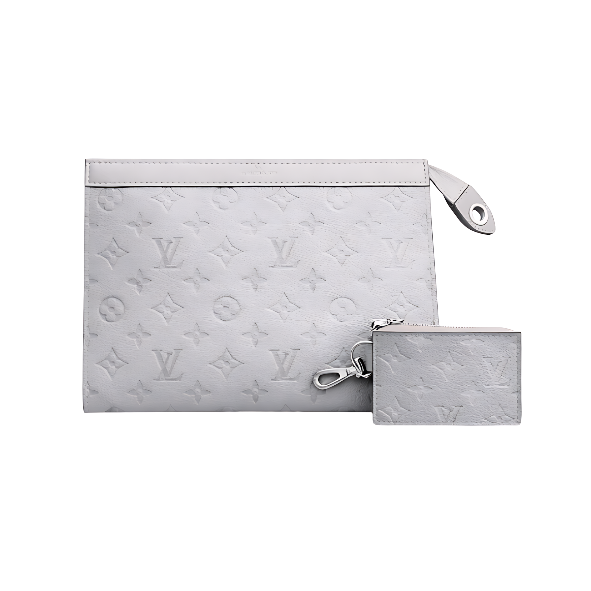 Louis Vuitton Pouch | Grey Lv Design
