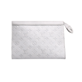Louis Vuitton Pouch | White Lv Design Pouch