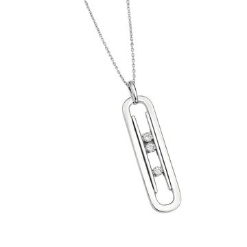Messika Jewelry | Romane Large Set White Gold Diamonds