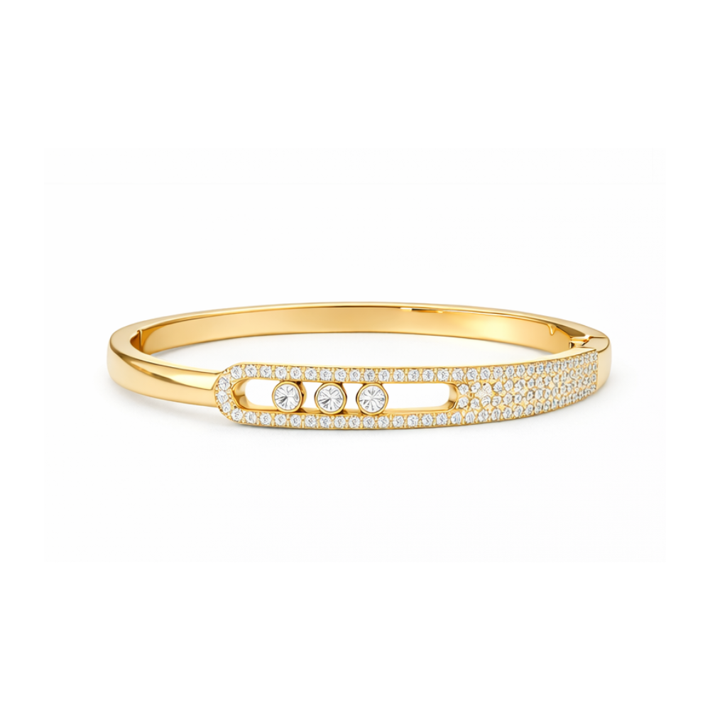 Messika Jewelry | Banlge Set White Gold Diamonds