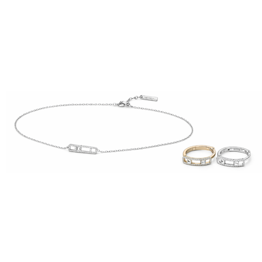 Messika Jewelry | Move Romane Pavé White Full Diamonds