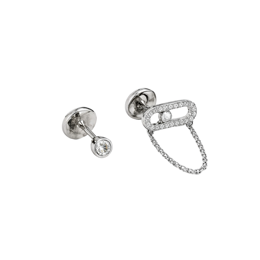 Messika Jewelry | Uno Drop Pendant White Gold Diamonds