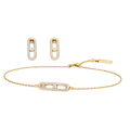 Messika Jewelry | Uno Drop Pendant Yellow Gold Diamonds