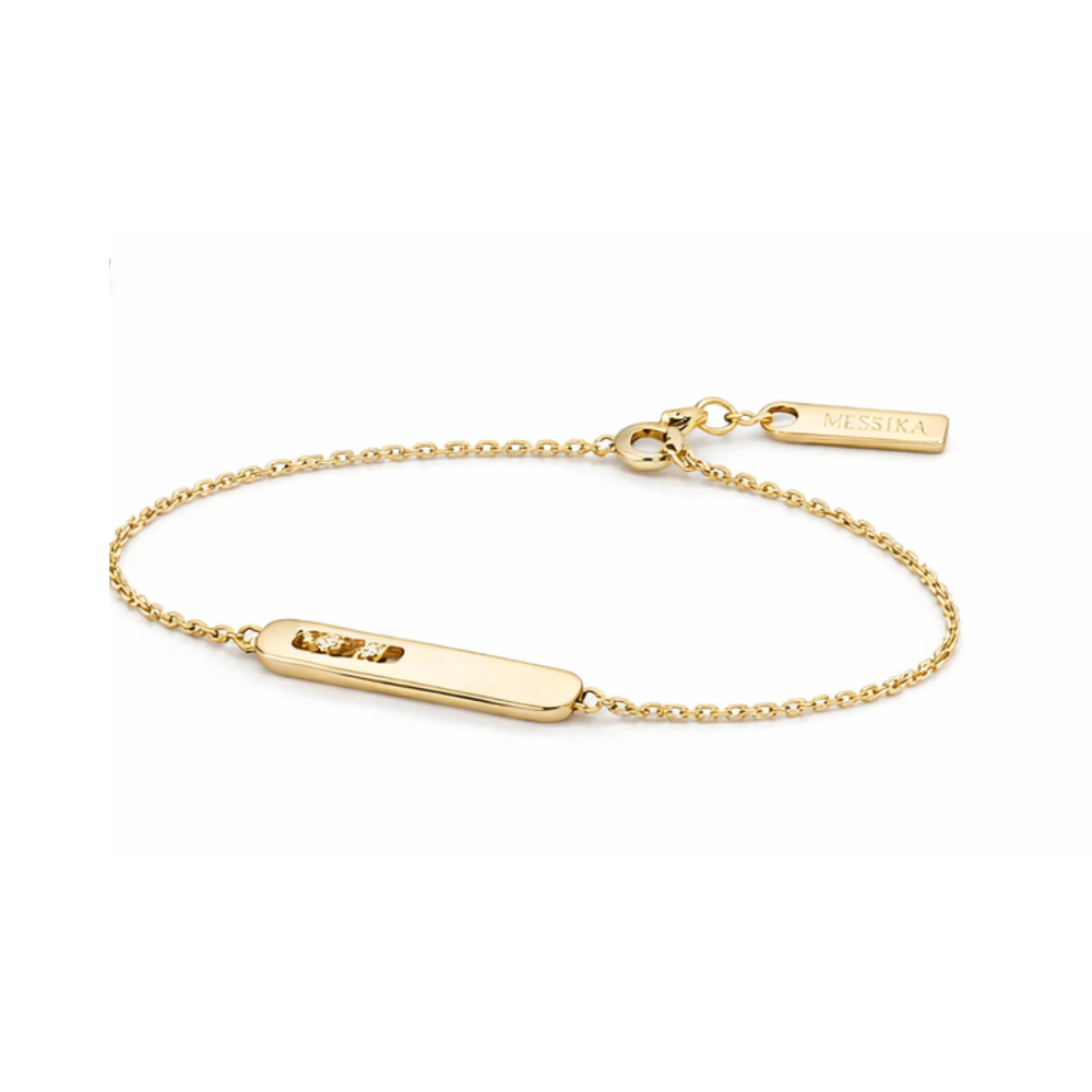 Messika Jewelry | Uno Multi Row Yellow Gold Diamonds