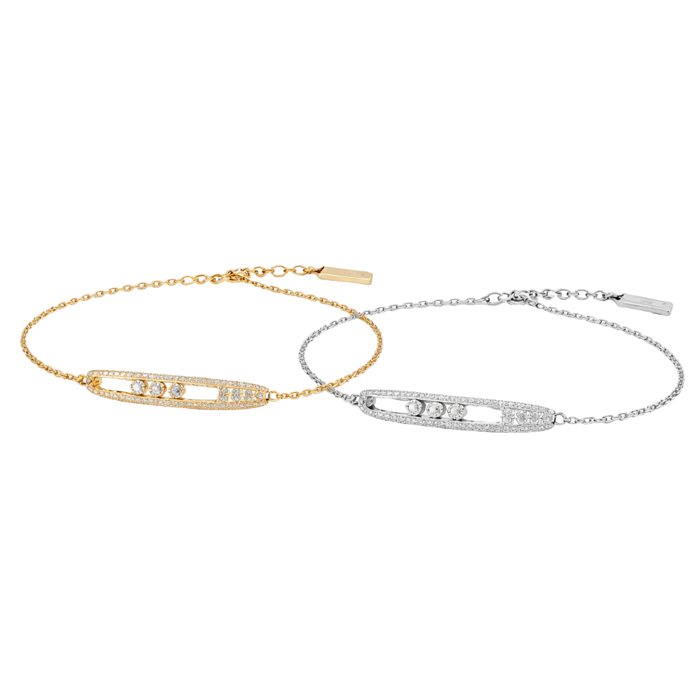 Messika Jewelry | My Twin Toi Moi Rose Gold Diamonds
