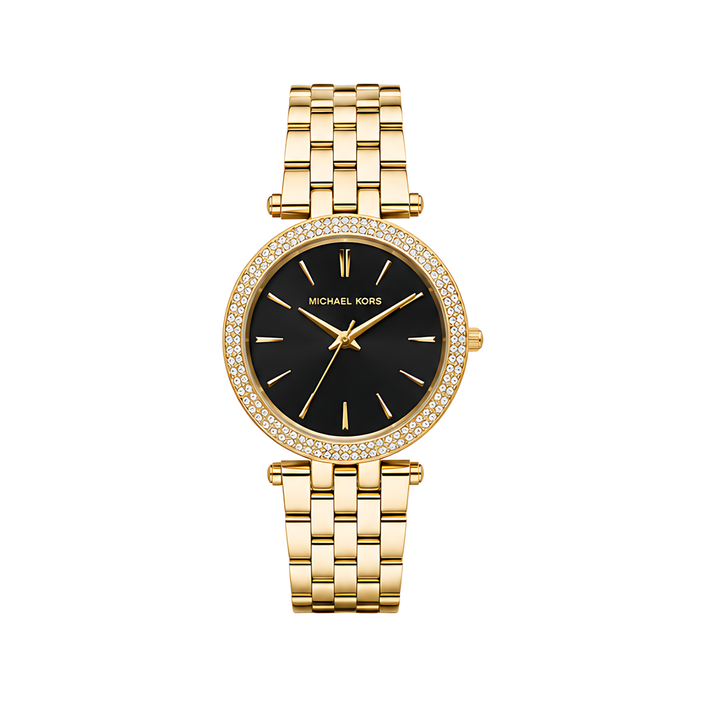 Michael Kors Watch | Darci Black Dial Gold