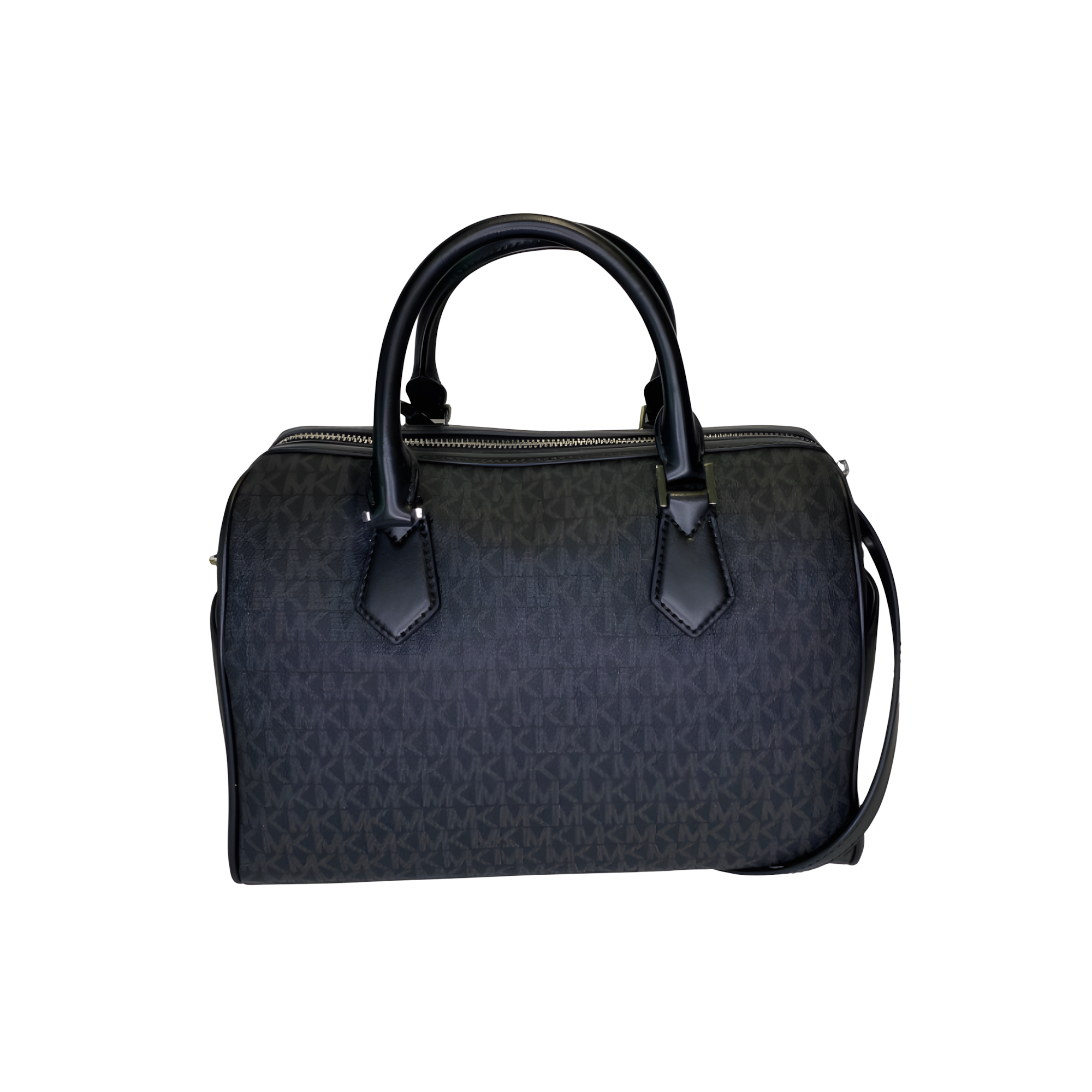 Michael Kors Bag | Bedford Large Duffle Black Gold Logo