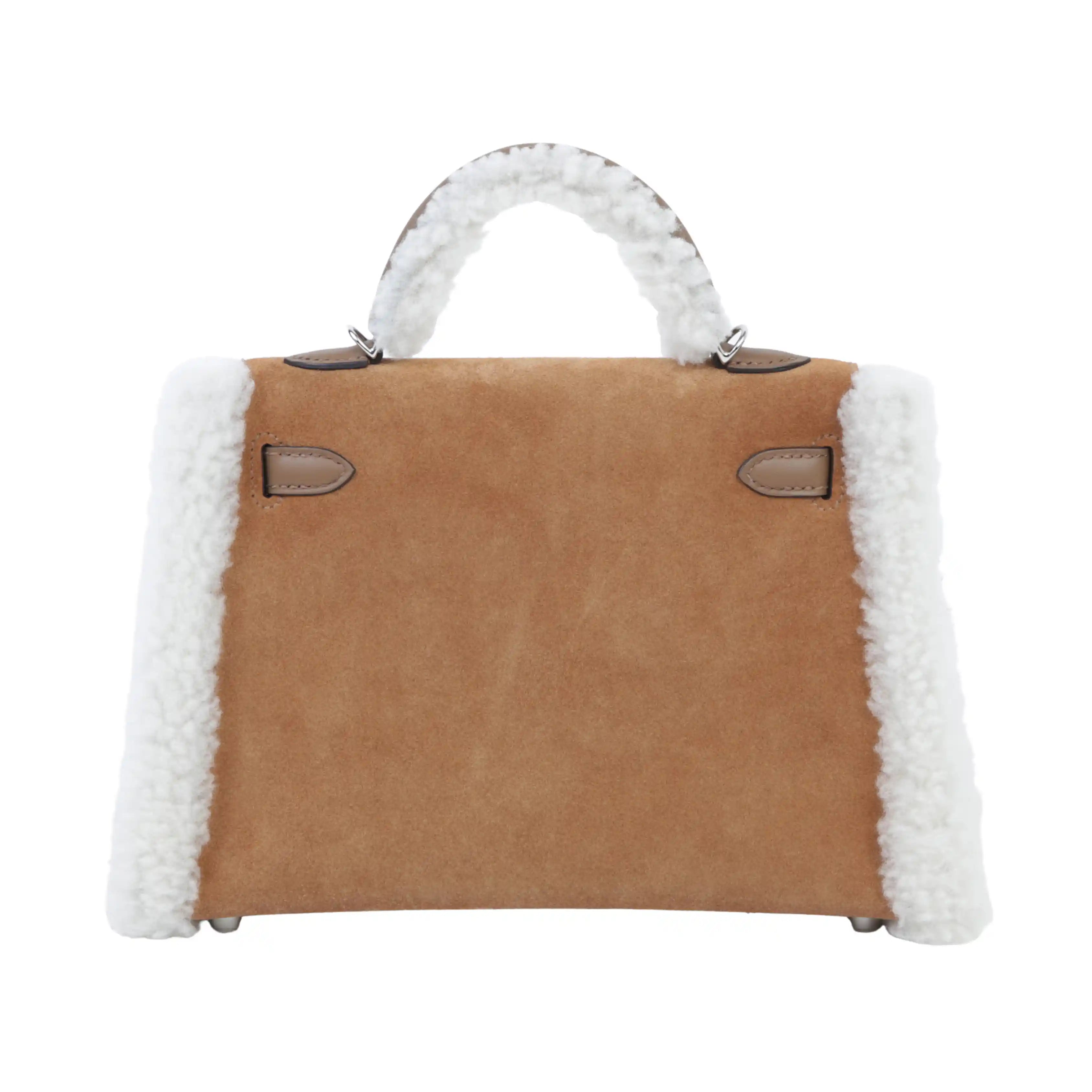 Hermès Bag | Mini Kelly II 20 Teddy Chamois