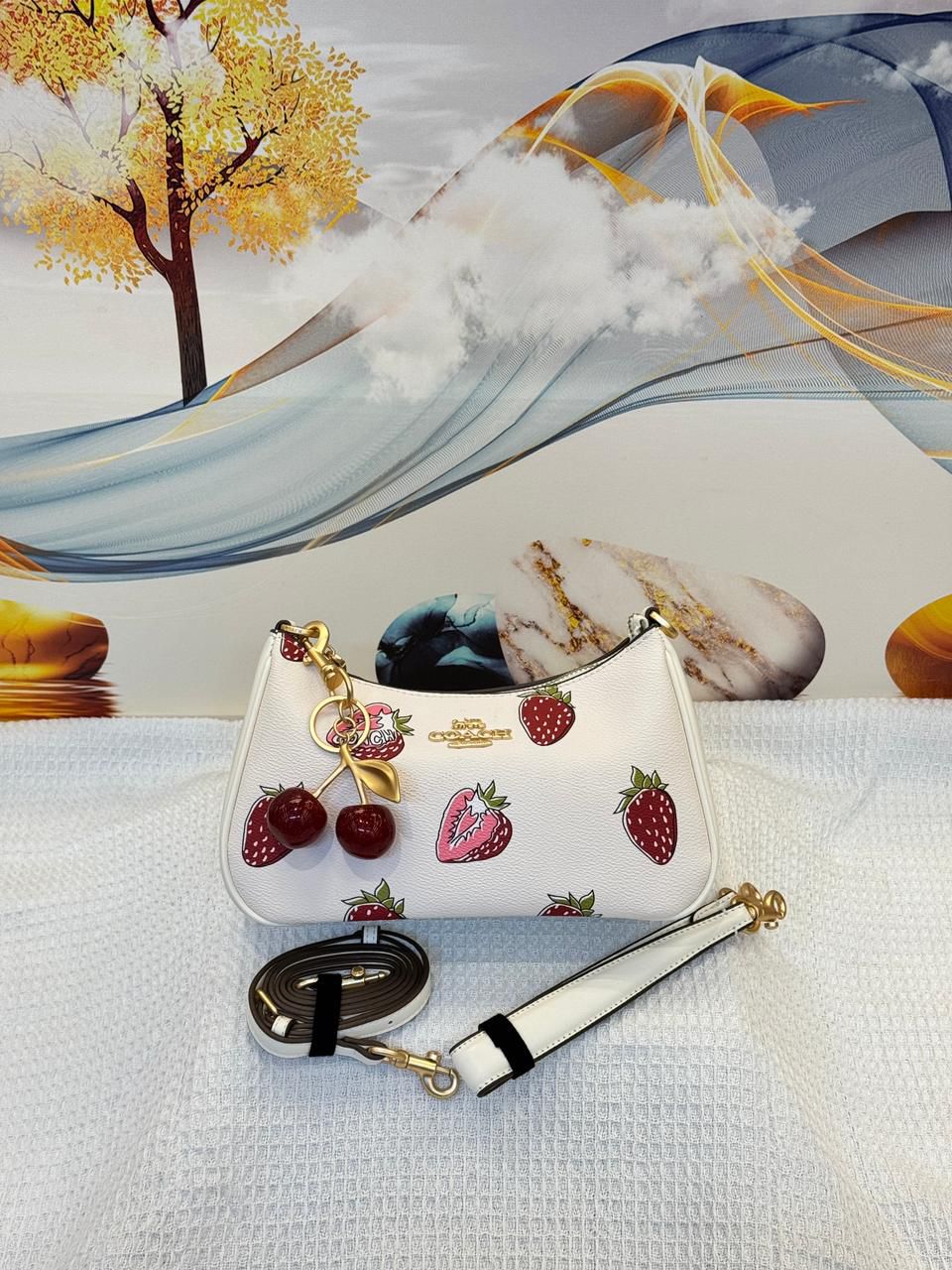 Coach Bag | Teri Shoulder Signature Canvas