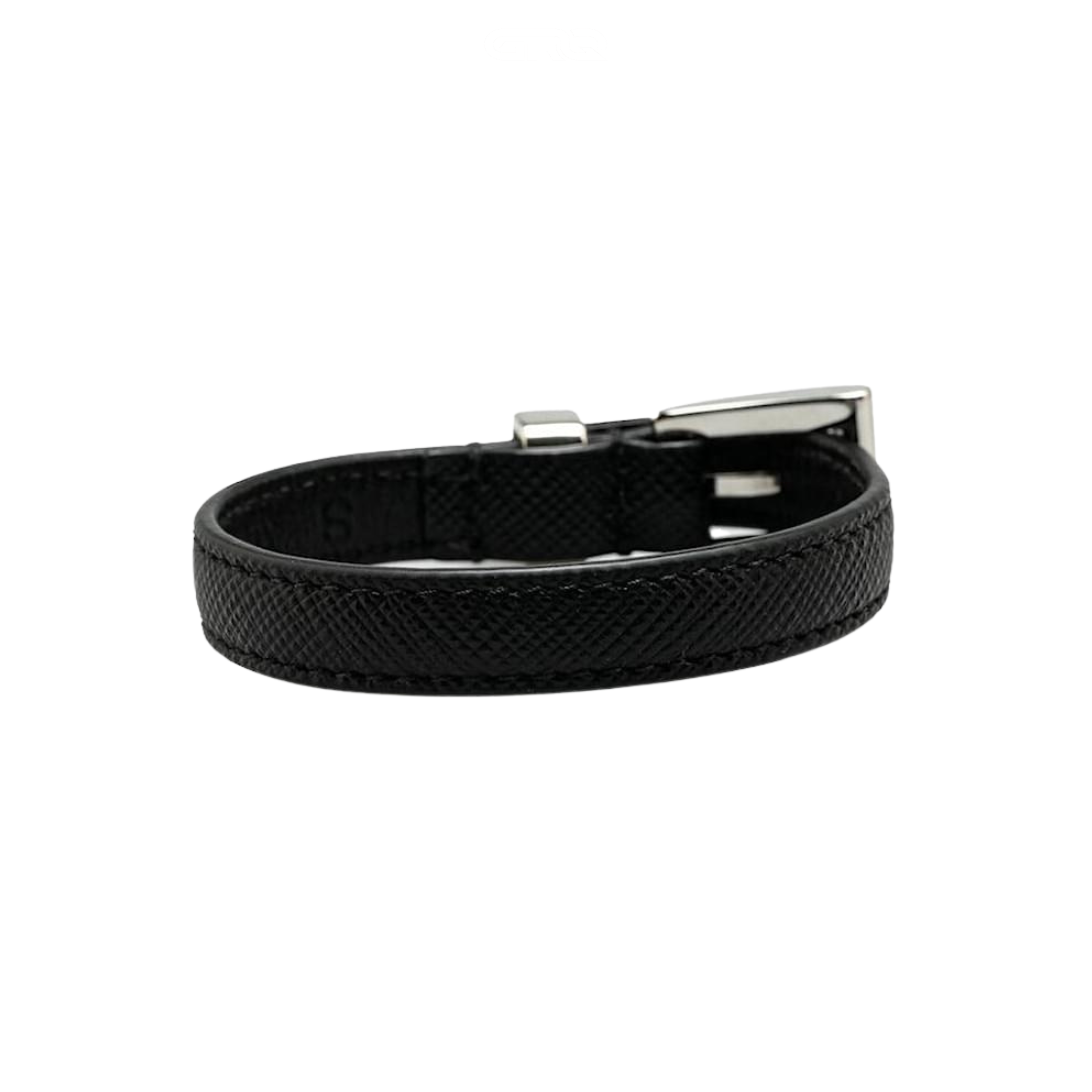 Prada Jewelry | Saffiano Leather Bracelet Black