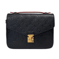 Louis Vuitton Bag | Pochette Metis Black Monogram Empreinte Leather