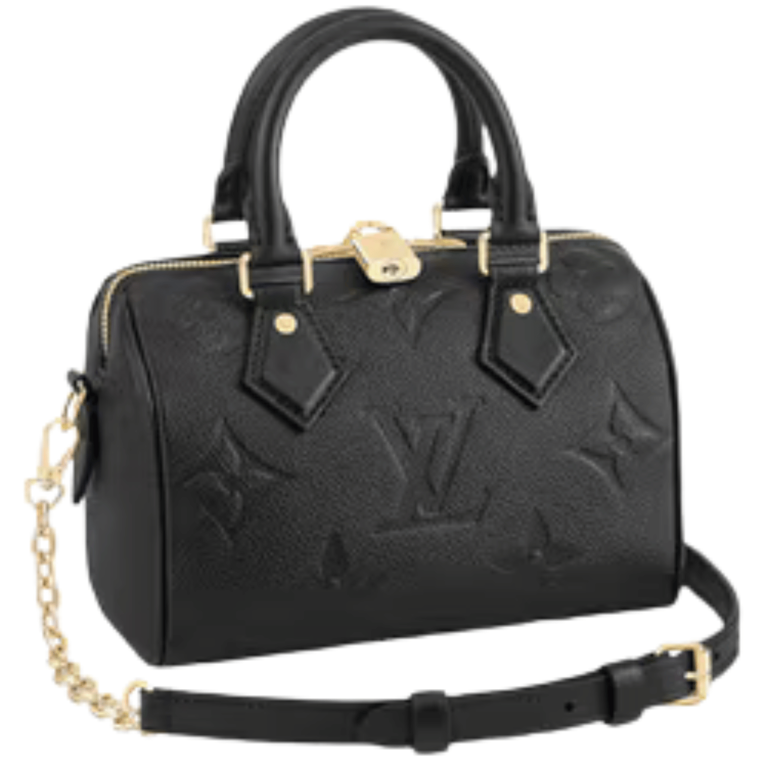Louis Vuitton Bag | Handbag In Black Monogram Empreinte Leather