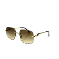 GUCCI | Luxury Gold Rim Cat-Eye Sunglasses
