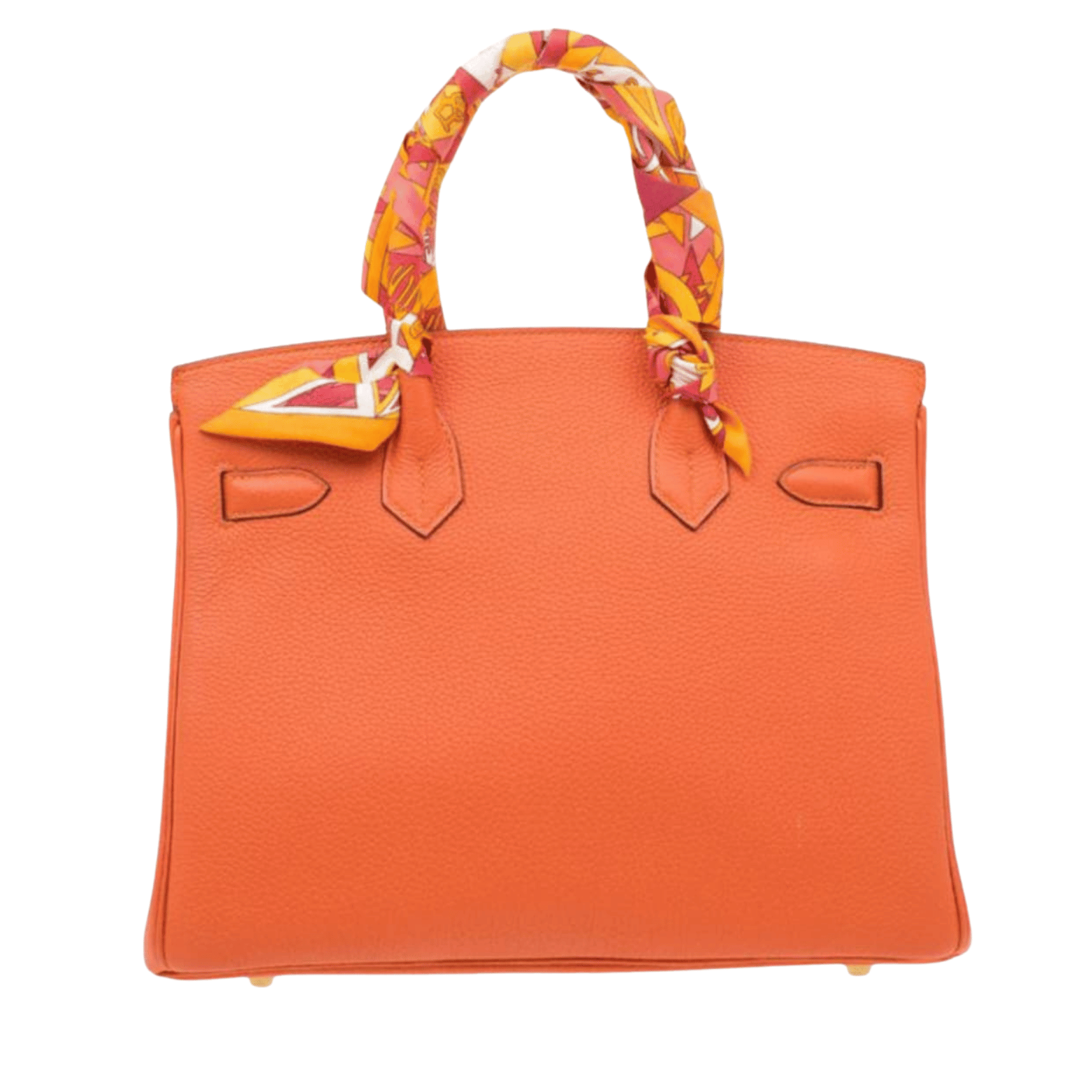 Hermès Bag | Birkin 30 Handbag Likely In Togo Leather And A Vibrant Orange Color