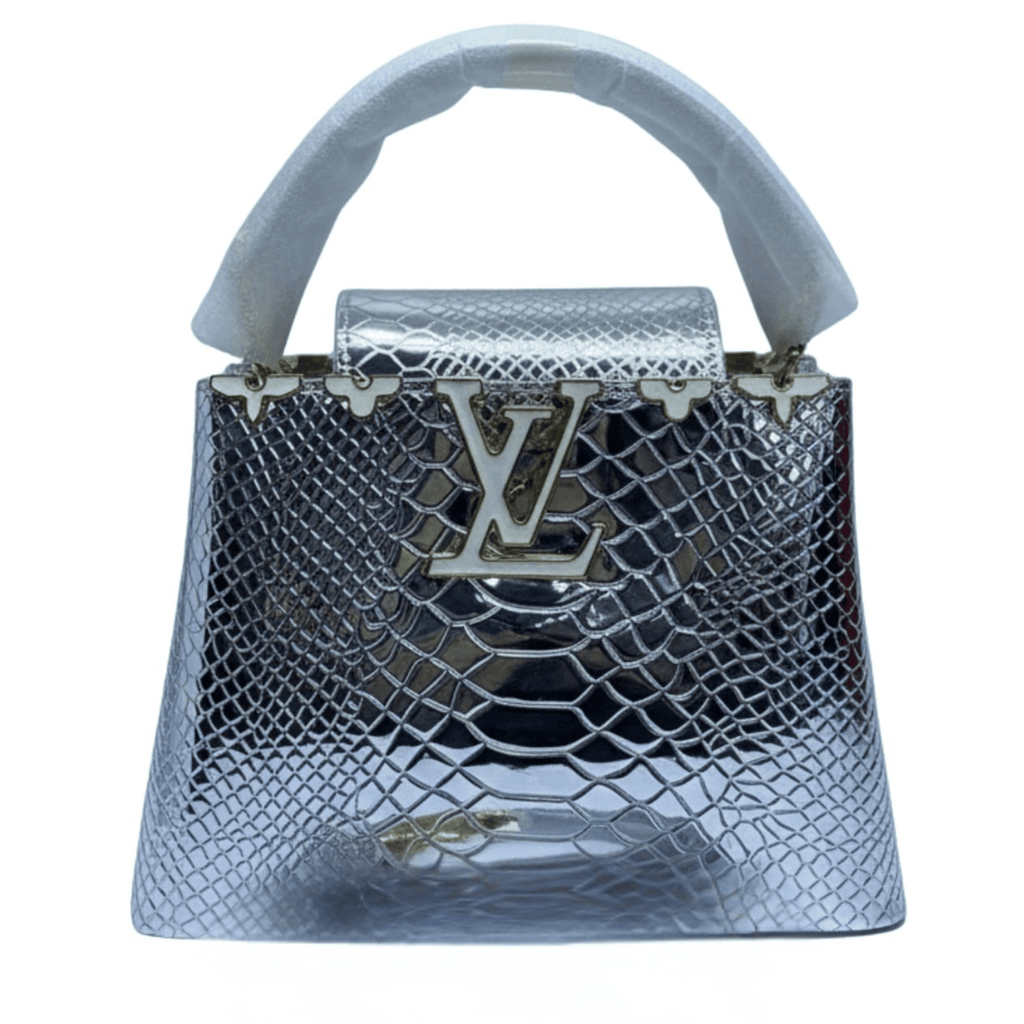 Louis Vuitton Bag | Ćapucines Metallic Silver
