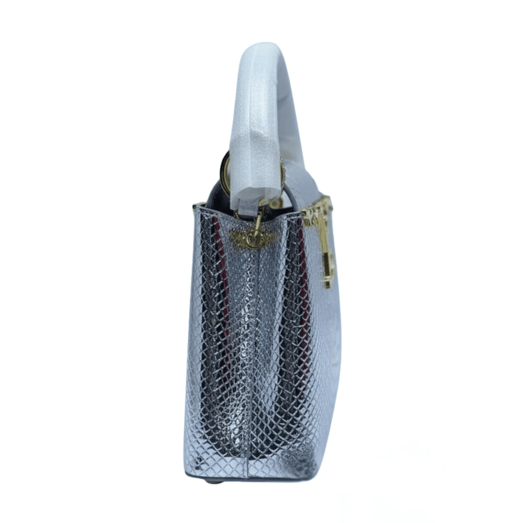 Louis Vuitton Bag | Ćapucines Metallic Silver